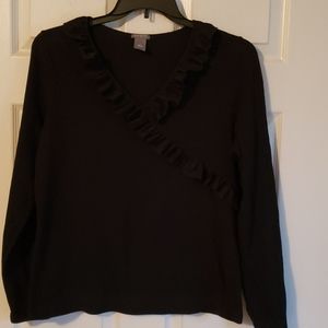 Ann Taylor ruffled shirt